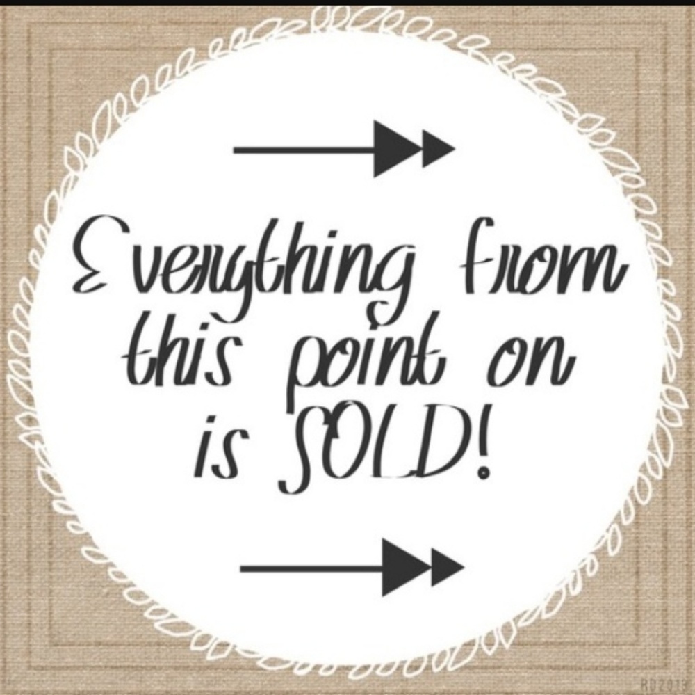 SOLD ITEMS.